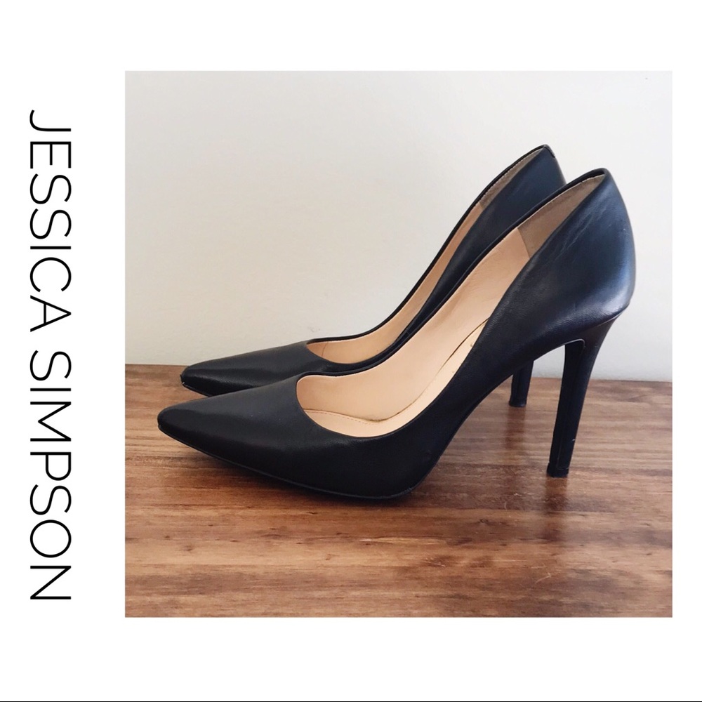 Jessica Simpson Black Heels